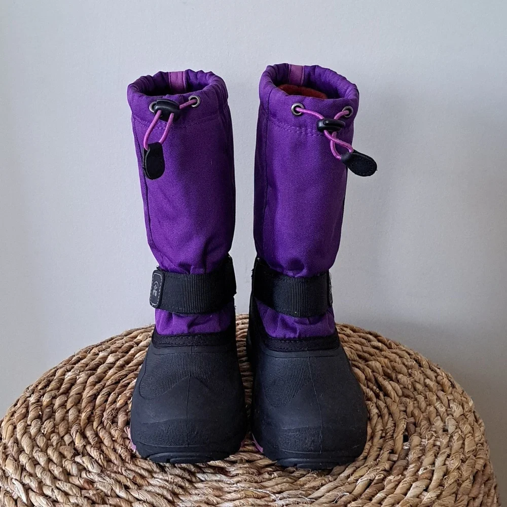 Kamik Girls‎ Waterproof/Insulated Winter/Snow/Outdoor Boots Purple/Black S-3